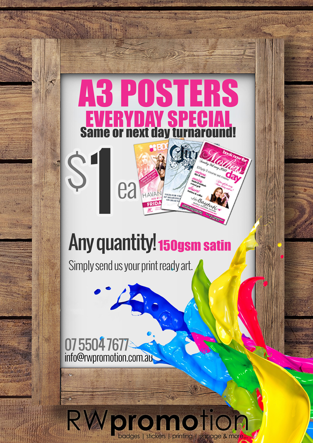 How To Print Posters Free